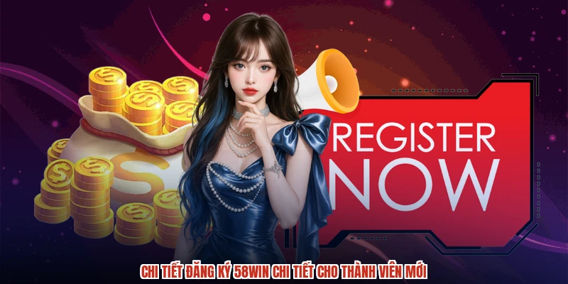 Chi tiết đăng ký 58WIN chi tiết cho thành viên mới