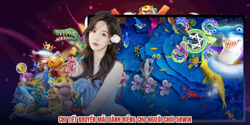 Chi tiết khuyến mãi dành riêng cho người chơi 58WIN