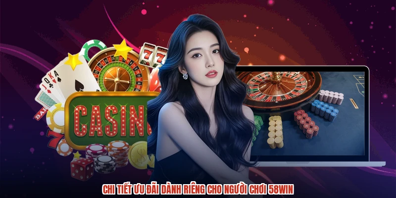 Chi tiết ưu đãi dành riêng cho người chơi 58WIN