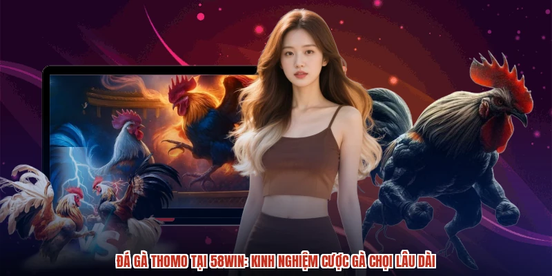 Đá Gà Thomo Tại 58WIN: Kinh Nghiệm Cược Gà Chọi Lâu Dài