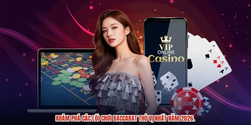 Khám phá các lối chơi baccarat thú vị nhất năm 2026.
