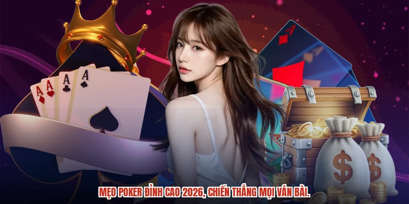 Mẹo poker đỉnh cao 2026, chiến thắng mọi ván bài.