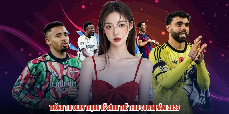 Thông tin quan trọng về sảnh thể thao 58WIN năm 2026